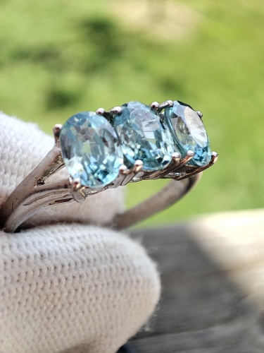 925 INEL ARGINT CU TOPAZ MASURA 22
