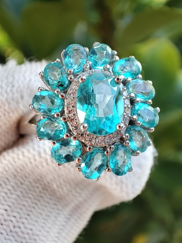 925 INEL ARGINT CU TOPAZ MASURA 16