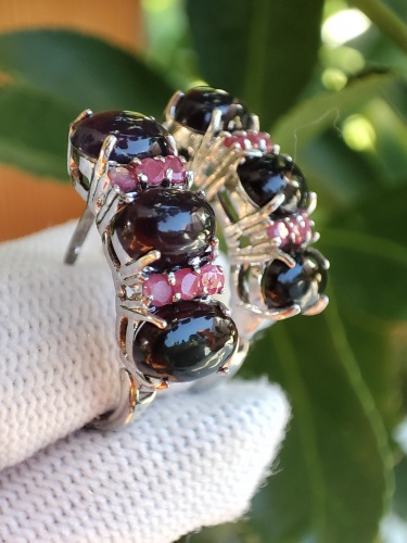 925 cercei argint cu opal