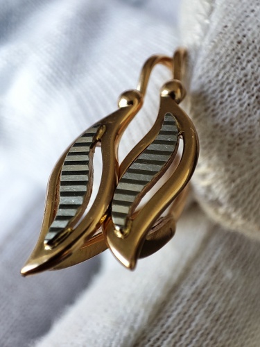 Cercei aur retro 14k 583 rusia rusesti aur rusesc unicat clasic