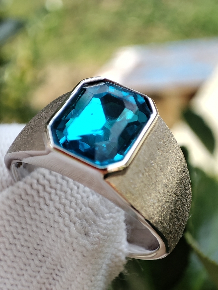 925 Inel argint cu spinel masura 19 (47)