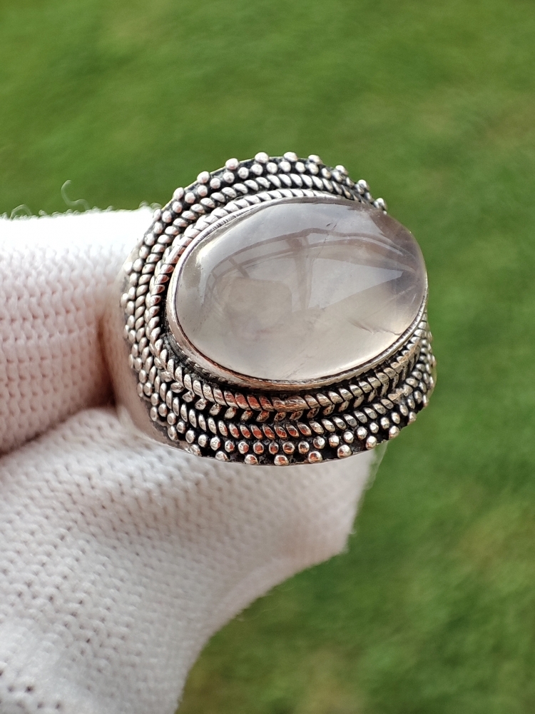 925 Inel argint cu quartz masura 21