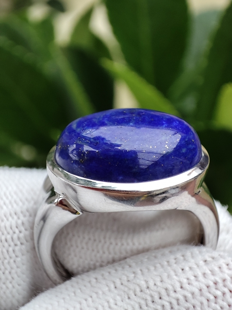 925 Inel argint cu lapis lazuli masura 16 (53)