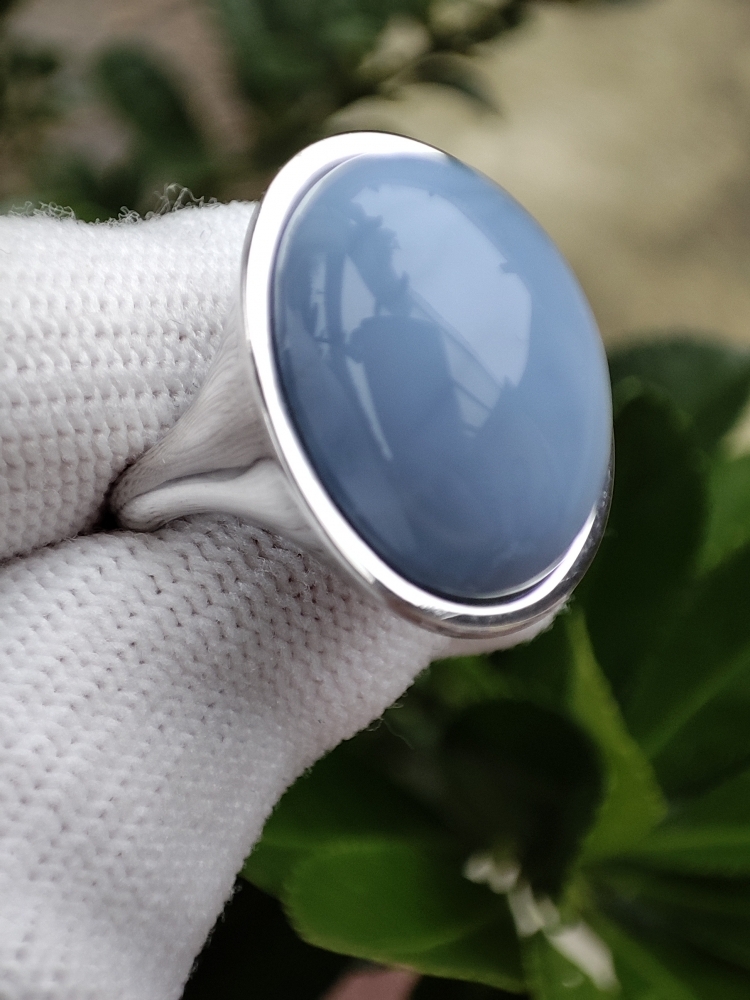 925 Inel argint cu larimar masura 13