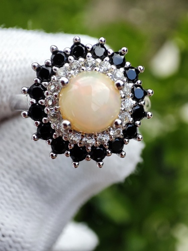 925 Inel Cu Opal Si Spinel Masura 11 (38)