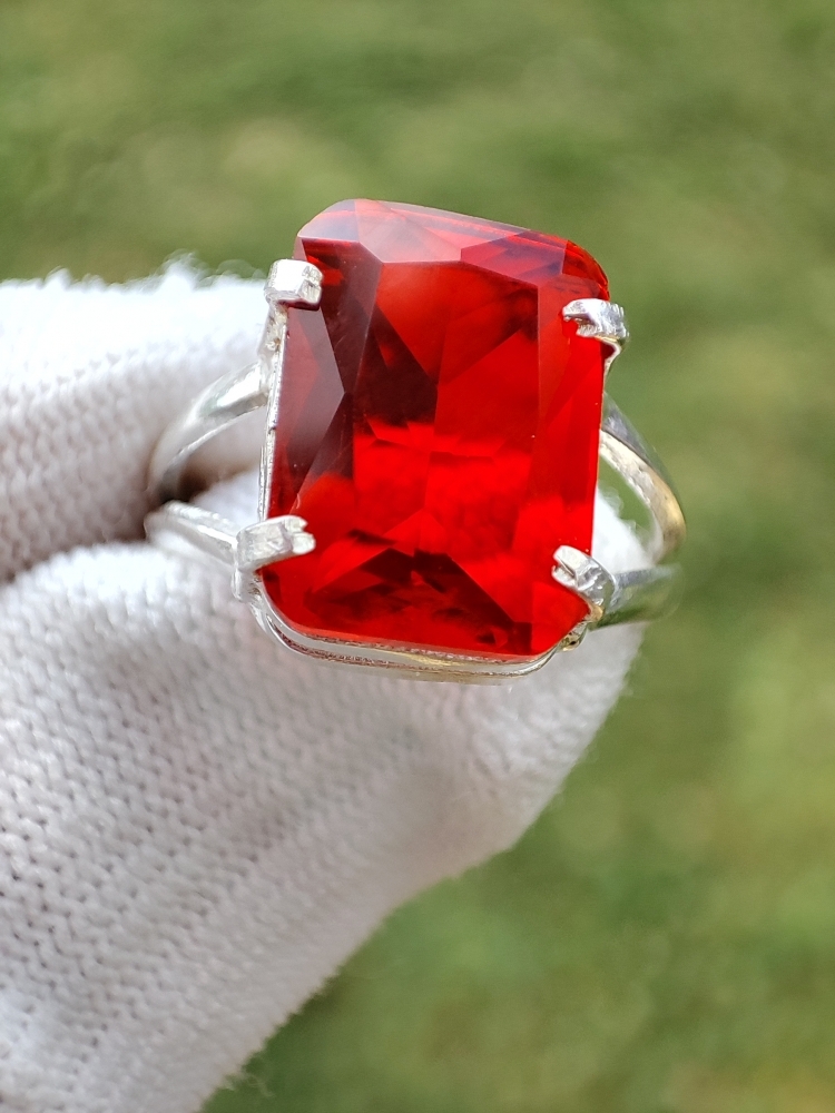 925 INEL ARGINT CU SPINEL MASURA 16