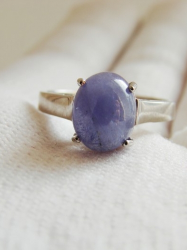 925 inel argint cu tanzanit masura 14(35)