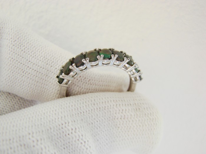 925 INEL ARGINT CU OPAL NEGRU MASURA 19.5(37)