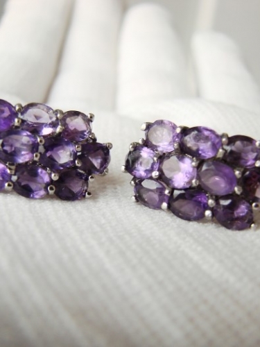 925 CERCEI ARGINT CU AMETIST(37)