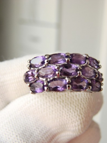 925 INEL ARGINT CU AMETIST MASURA 14(37)