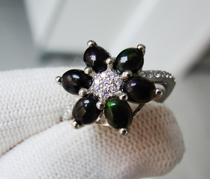 925 INEL ARGINT CU OPAL MASURA 12