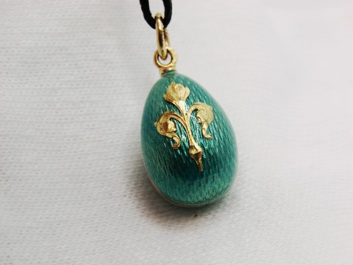 FABERGE pandantiv aur 18k oul faberge victor mayer