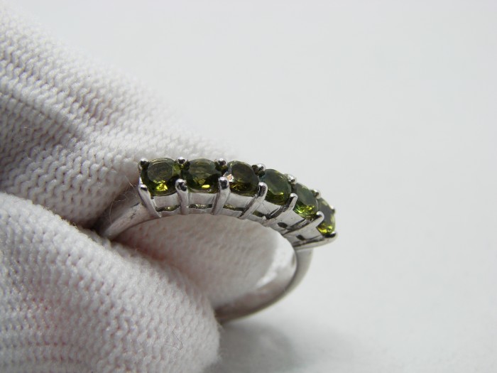 925  inel argint cu turmaline masura 14