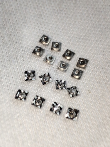 Montura aur alb 14k cu diamante pt cadran ceas rolex omega