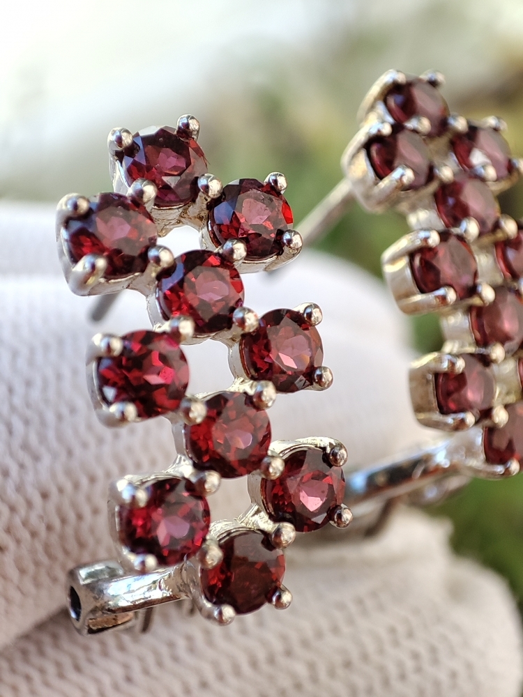 925 CERCEI CU GRANAT(43)