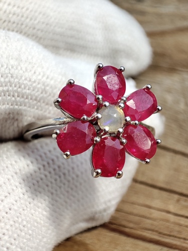 925 INEL ARGINT  CU RUBIN MASURA 14