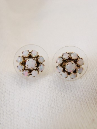 Cercei aur 14k cu opal