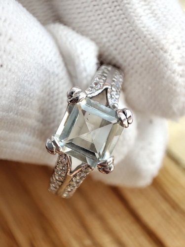 925 INEL ARGINT CU AMETIST VERDE MASURA 11 (37)