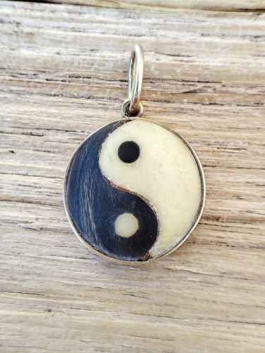 Pandantiv aur 14k amuleta Fildes Yin Yang  UNICAT