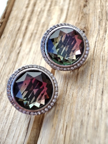 925 Cercei  Argint Cu Mistic Topaz