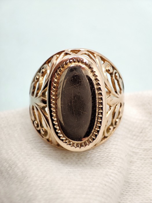 Retro Inel aur 14k 583 rusia rusesc inele aur rusesti