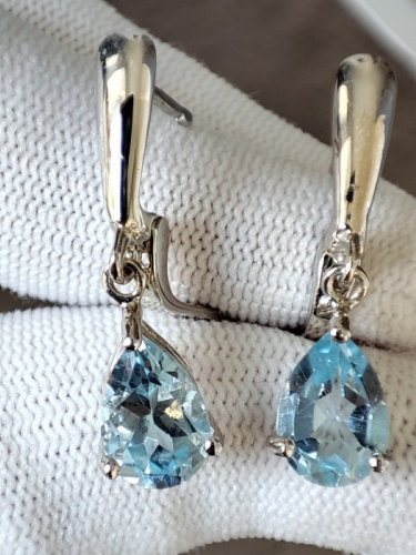 925 CERCEI ARGINT CU TOPAZ (43)