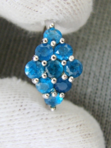 925 inel argint cu apatite masura 14(35)