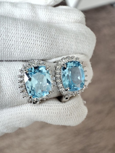 925 CERCEI ARGINT CU TOPAZ (47)