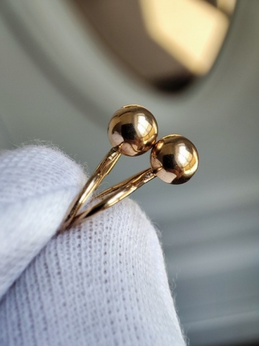 Cercei aur 14k rusesti rusia retro bobite cosulet aur rusesc copii fetite unicat