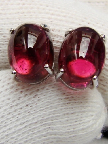 Cercei Aur Alb 18K Cu Amethyst Ametist certificat de laborator unicat