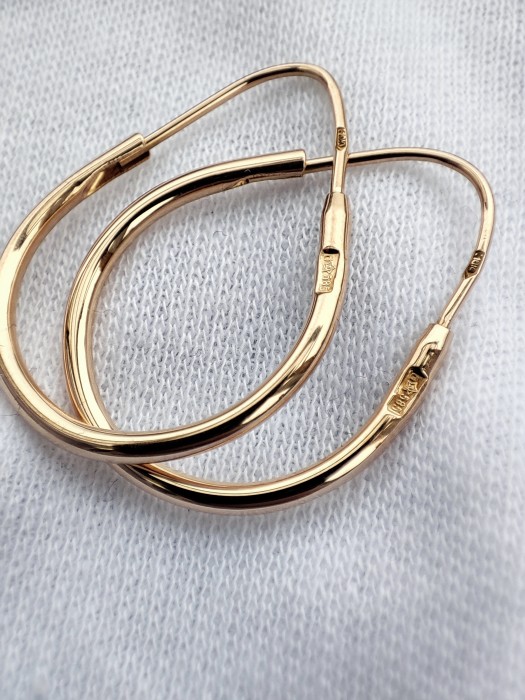 Cercei aur 14k rusia 583 traditionali rusesti aur rusesc unicat