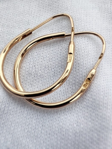 Cercei aur 14k rusia 583 traditionali rusesti aur rusesc unicat
