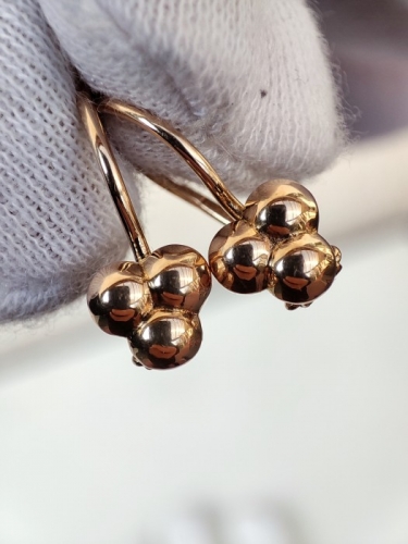 Cercei aur 14k 583 rusia rusesti aur rusesc cercei aur retro traditionali pentru copii fetite noi nascuti