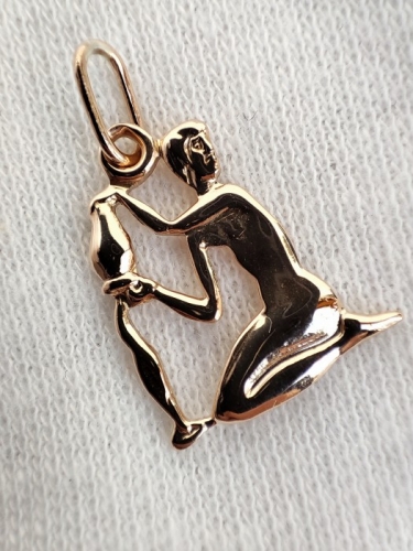 Pandantiv aur 583 14k rusia rusesc varsator aur rusesc unicat