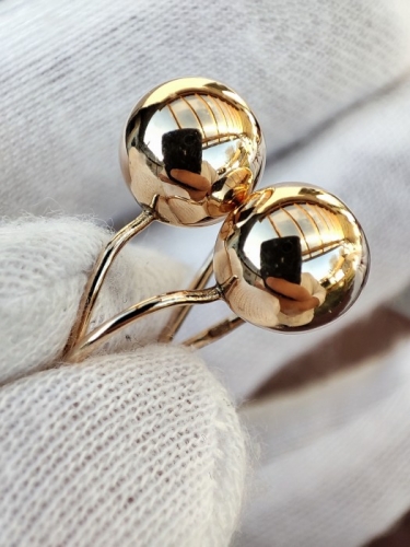 Cercei aur 14k 583 rusia rusesti aur rusesc cercei aur retro cosulet bobite