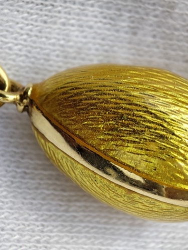 Pandantiv aur 18k Victor Mayer individual ou de paste Fabergé Style Galben unicat