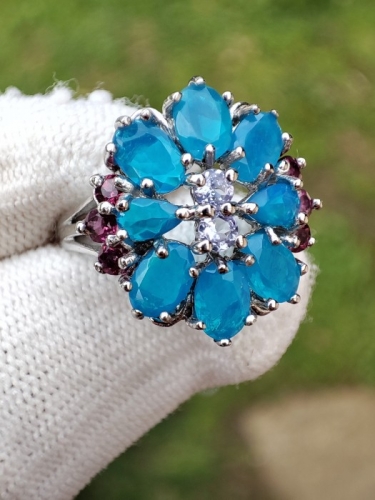 925 INEL ARGINT CU OPAL MASURA 16.5